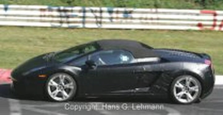 Spy shot Lamborghini Gallardo Roadster