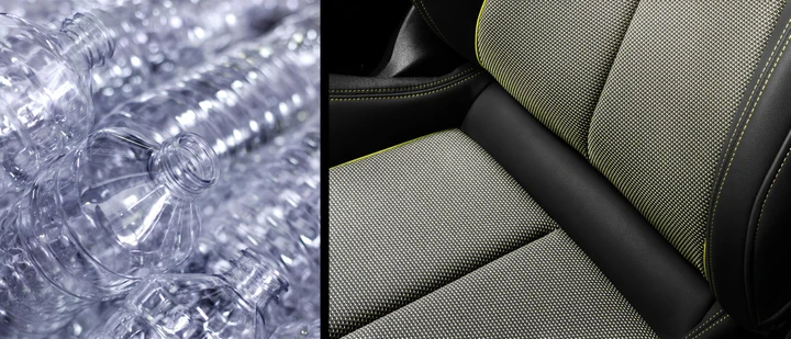 Nuova Audi A3: bottiglie riciclate per alcuni rivestimenti interni
