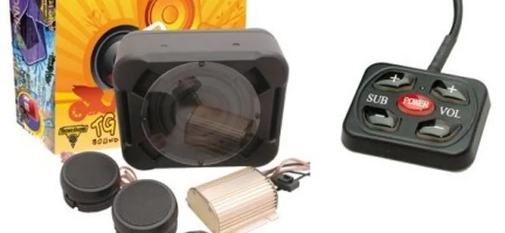 Impianto audio per scooter