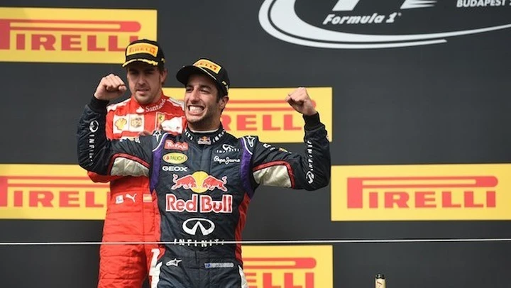 Gp Ungheria F1 2014: Ricciardo trionfa, Alonso-Hamilton show e podio
