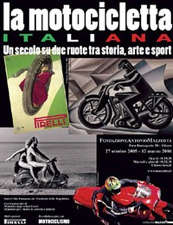 La motocicletta italiana, un secolo su due ruote tra arte, storia e sport
