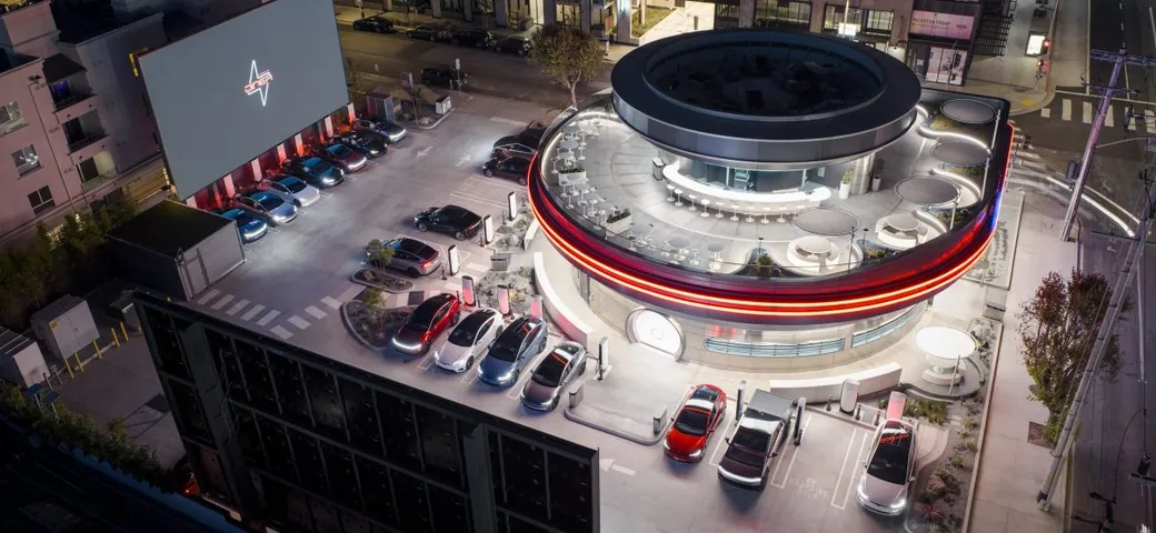 Tesla Diner, il primo ristorante per auto firmato Elon Musk