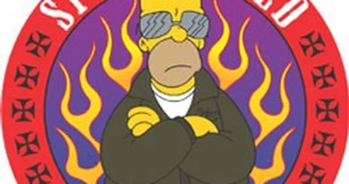 Homer Simpsons Biker