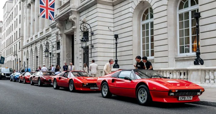 I cinquant'anni della Ferrari più cool di sempre: festa a Londra