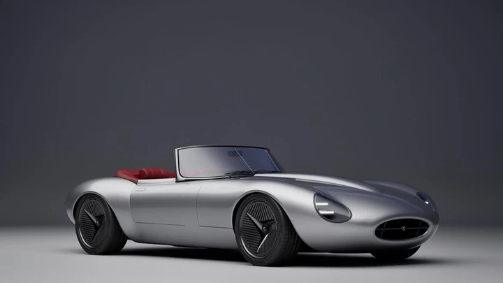 Jaguar E-Type risplende con un look moderno, il restomod è già iconico