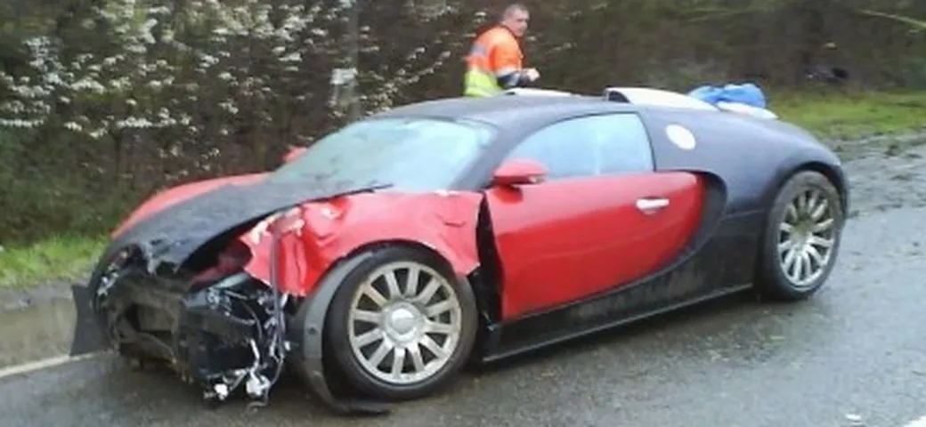 Primo incidente per la Bugatti Veyron