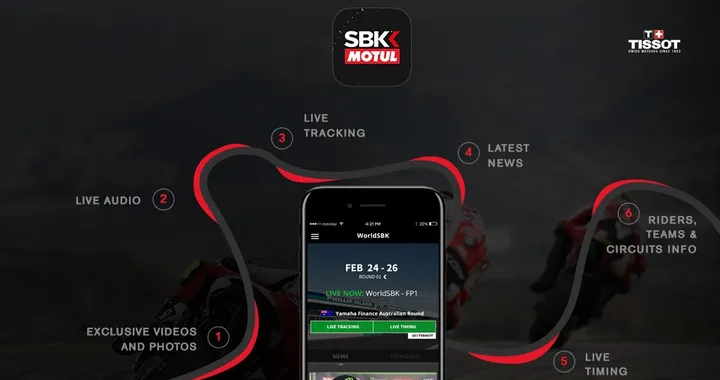 Ecco l'App per seguire la Superbike 2017