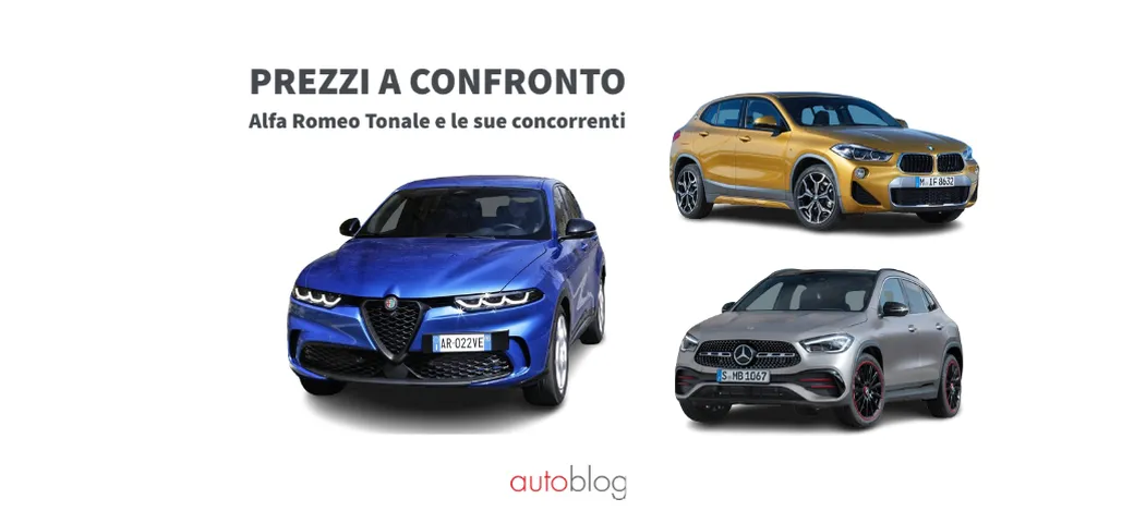 Alfa Romeo Tonale: prezzi e promozioni a confronto con le concorrenti