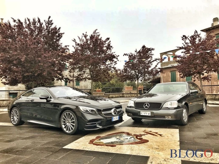 Mercedes Classe S Coupè 2018: il confronto con la W140 [Video]