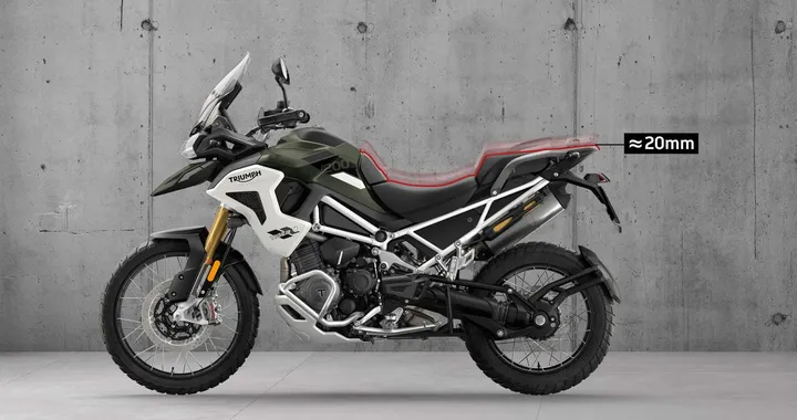 Triumph Tiger 1200: arriva la nuova funzione Active Preload Reduction