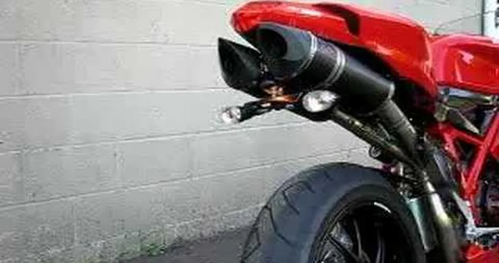 Ducati 1098 with G&amp;G Exhaust System