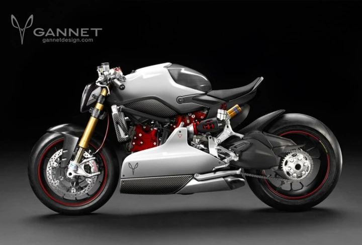 Ducati 1199 Panigale Cafe Fighter by Gannet Design