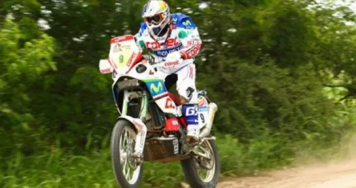 Dakar 2010: l'Aprilia RXV Rally in azione