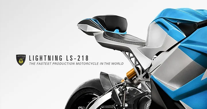 Moto elettriche Lightning LS-218: 160-240 km/h in 2 secondi