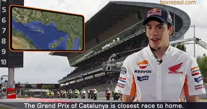 Marc Márquez analizza  il Circuito di Catalogna
