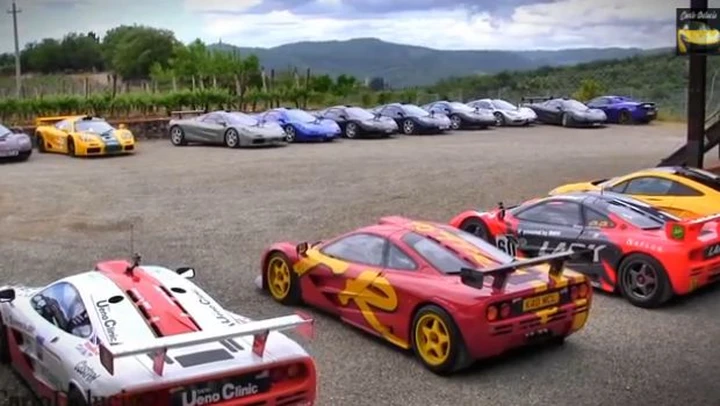 McLaren F1: il video del mega-raduno in Toscana