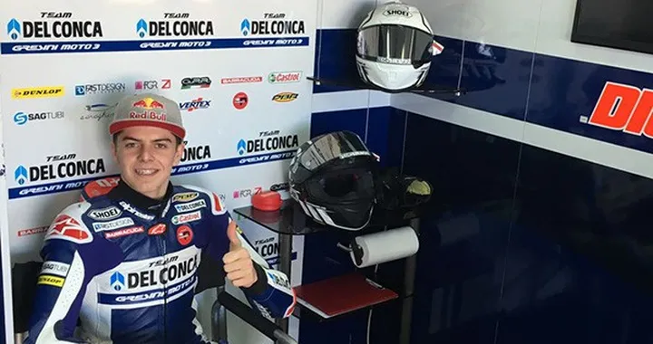 Moto3, Di Giannantonio: frattura alla clavicola