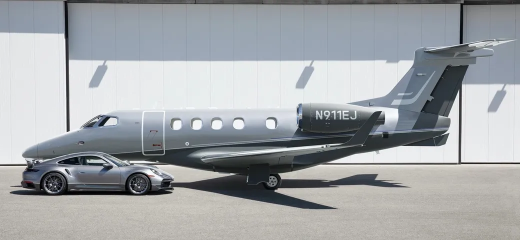 Porsche ed Embraer: una 911 Turbo S in stile jet