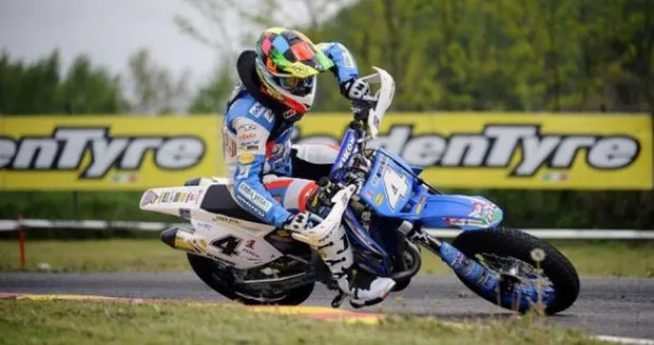 Supermoto, Ottobiano: Thomas Chareyre (TM) vince davanti a Lazzarini (HM Honda) e Ravaglia (Ktm)