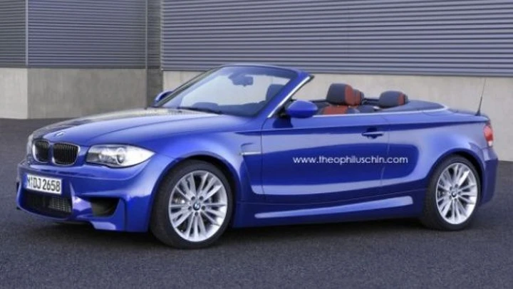 BMW 1M: ricostruzioni grafiche della variante Cabrio
