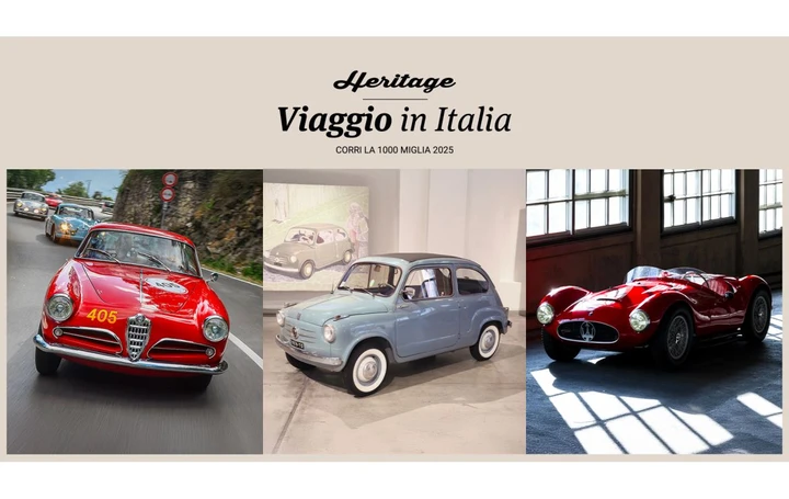 Alla Mille Miglia 2025 con i gioielli di Stellantis Heritage