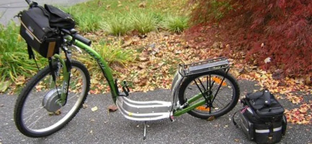 Scooter elettrico fatto in casa