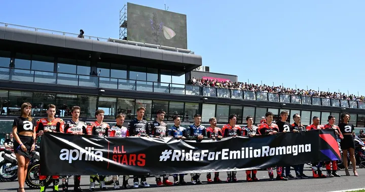 Aprilia All Stars 2023: raccolti 200.000 € per la Regione Emilia-Romagna
