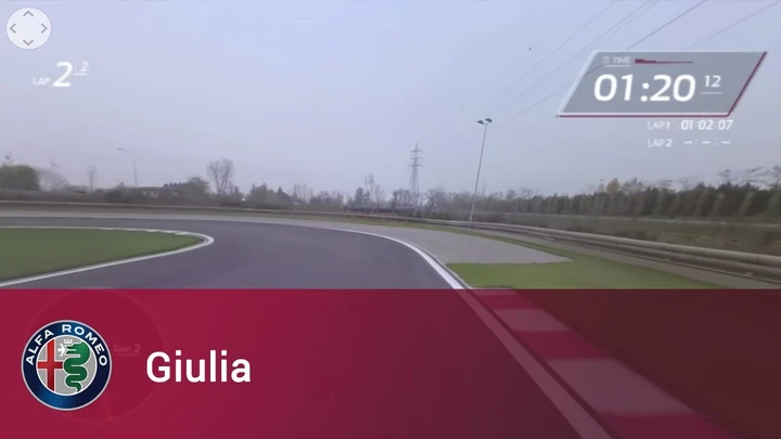 From zero to 360° (Bonnet View): live a lap on board Giulia Quadrifoglio