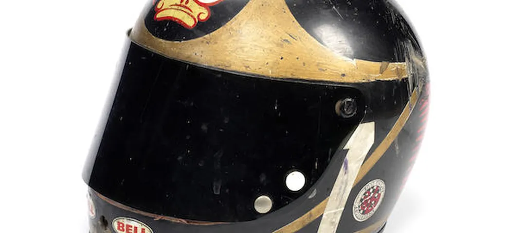 Il casco dell'incidente di Barry Sheene a Daytona va all'asta