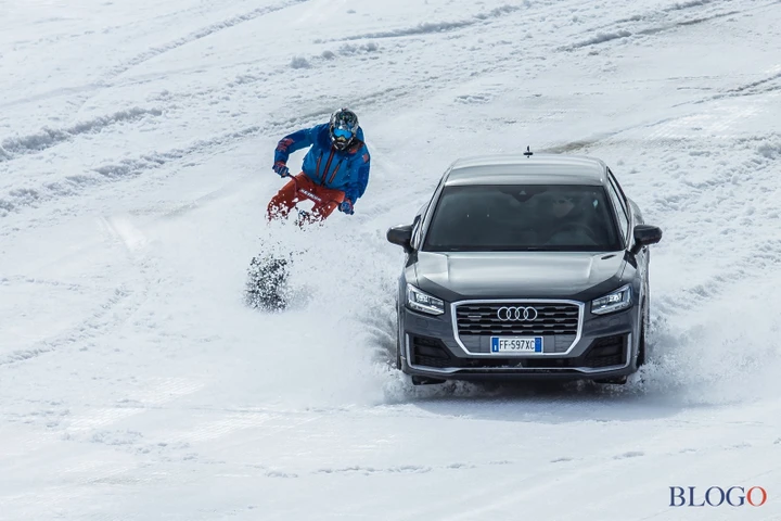 Audi Q2 2.0 TDI Quattro S Tronic Vs Snowscoot [Video]