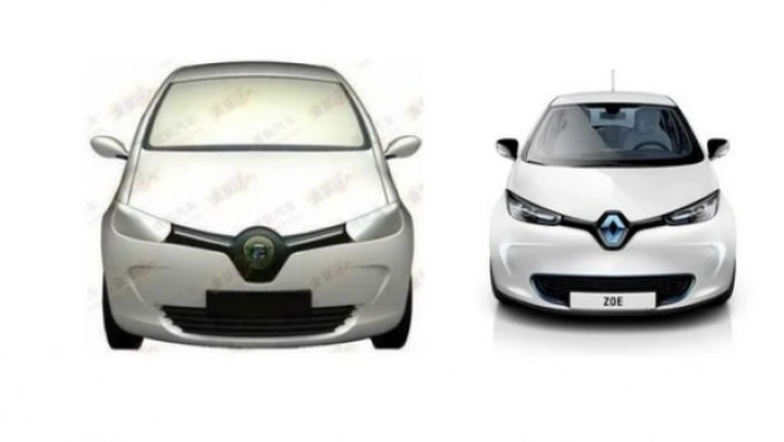 Renault Zoe: già copiata da un'auto cinese!