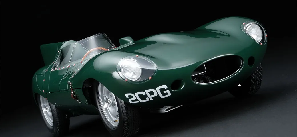 Jaguar D-Type: l'incredibile replica in scala 1:8 di quella di Ralph Lauren