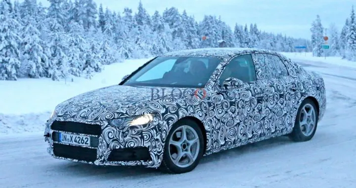 Audi A4 2016: foto spia sulla neve