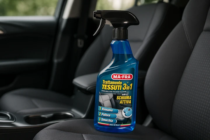 Sedili come nuovi con 5 euro grazie al pulitore Ma-Fra 3in1 in super sconto