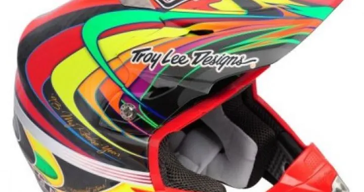 Casco Troy Lee Designs "Jeremy McGrath Replica"