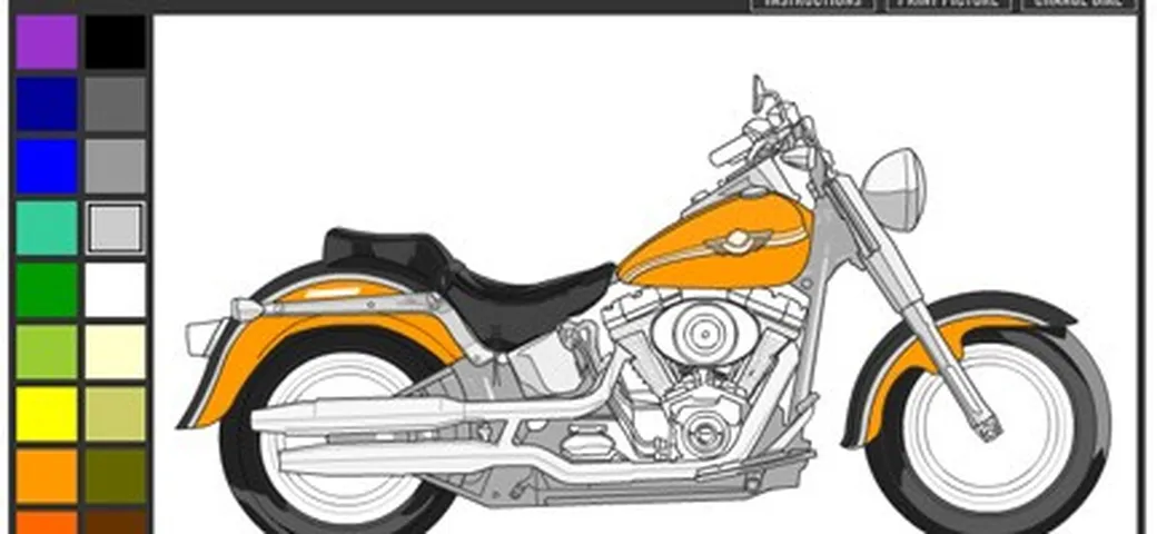 Colora la tua Harley Davidson