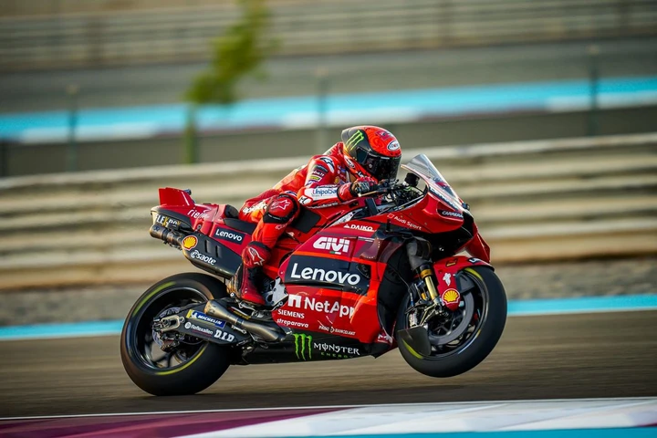 Ducati Lenovo Team: Bagnaia accede direttamente alla Q2 del GP del Qatar 2023