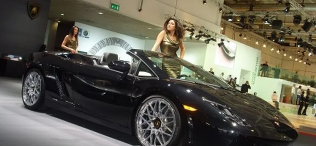 Motor Show Live 2008: lo stand Lamborghini con la nuova Gallardo Spyder