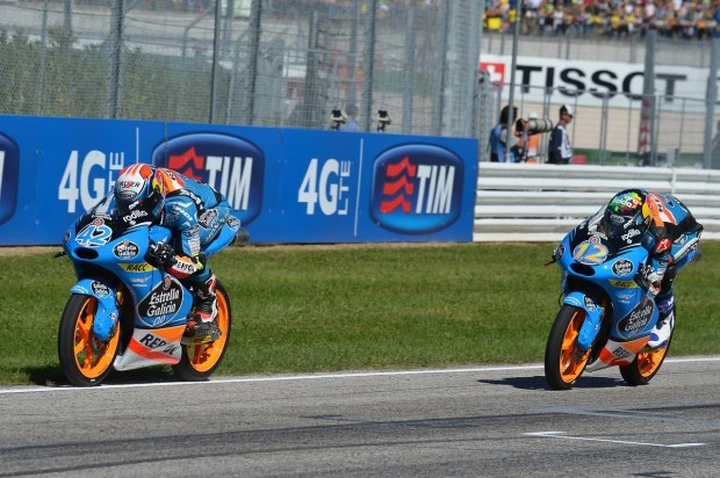 Moto3 Misano 2014: vince Alex Rins allo sprint su Marquez, Miller 3°, Bastianini 5°