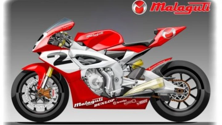 La Malaguti da Moto2 di Oberdan Bezzi