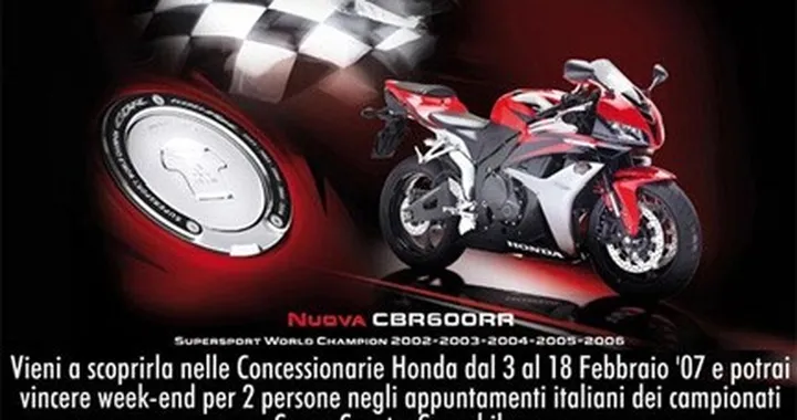 Scopri la nuova CBR600RR e vinci la Superbike