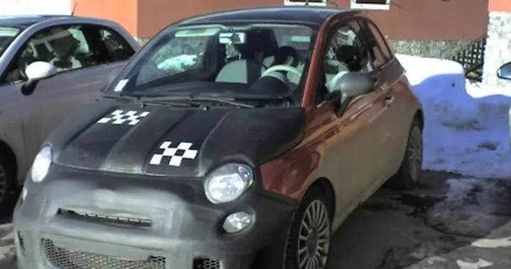 Abarth 500: scovata a Livigno