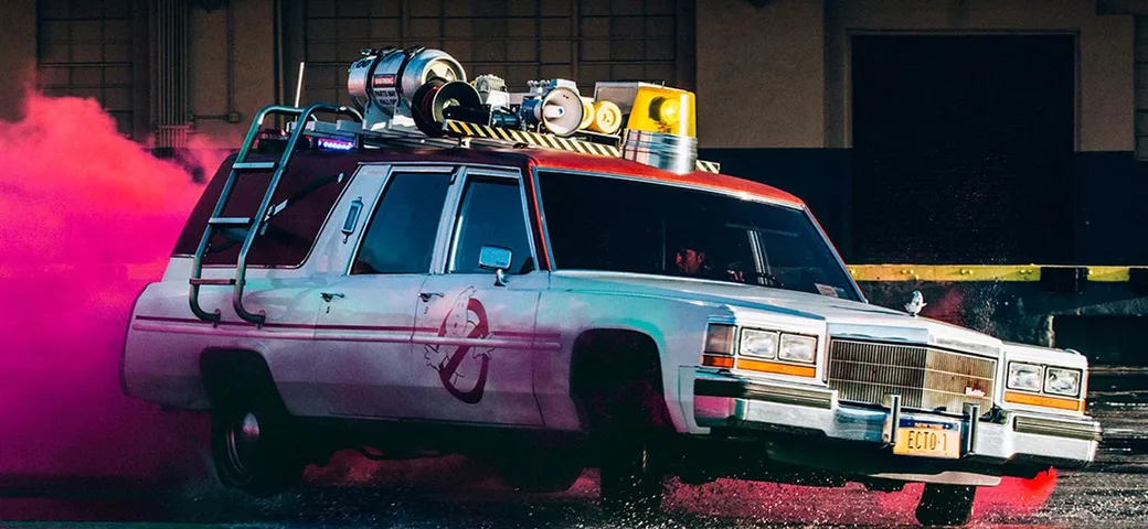 L'auto dei Ghostbusters in servizio per Lyft