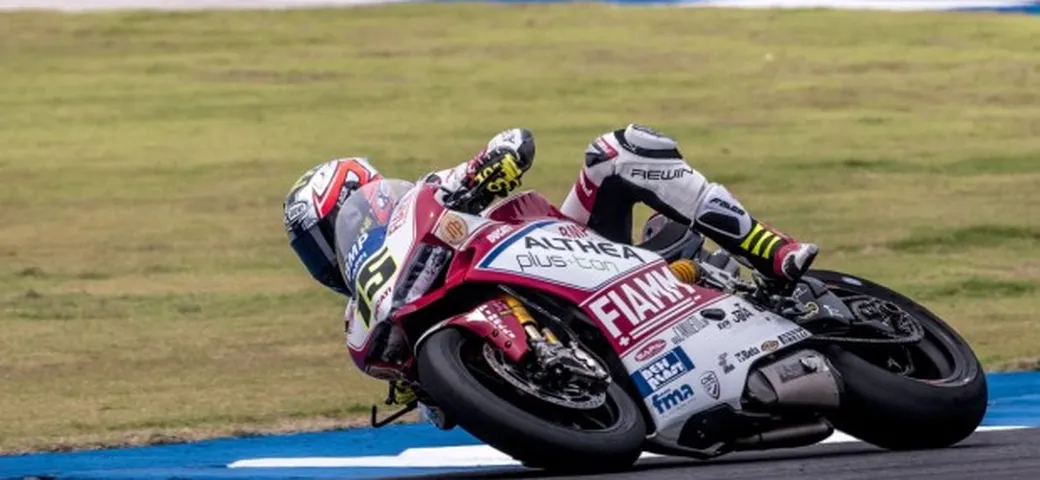 SBK Thailandia, Matteo Baiocco 6° e 8°: 