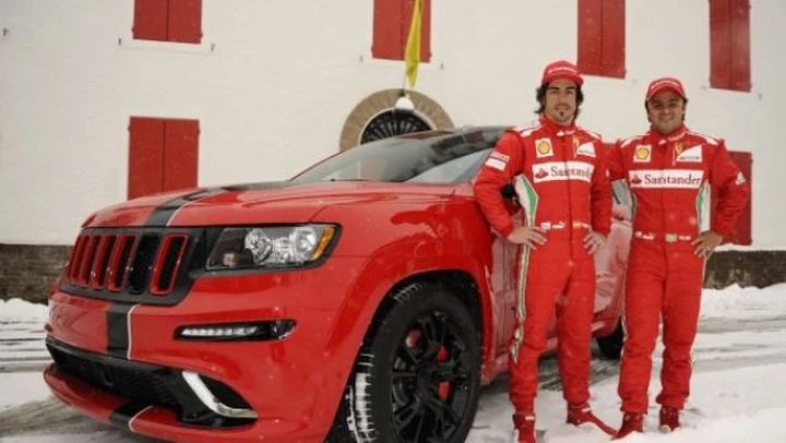 Jeep: due Grand Cherokee SRT8 per Fernando Alonso e Felipe Massa