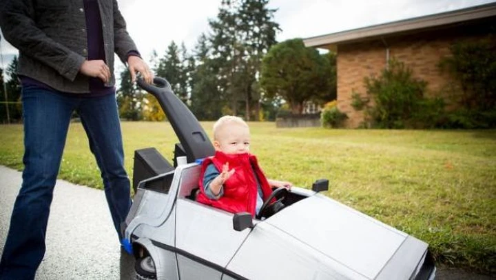 Il costume per Halloween? Una DeLorean