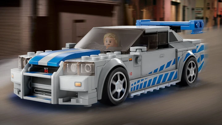 La Nissan Skyline GT-R di Brian O'Conner fatta coi Lego