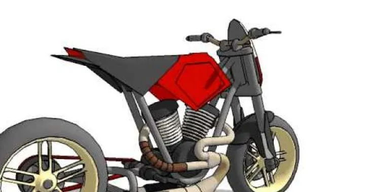 Special Cafè Racer powered by Google Sketchup