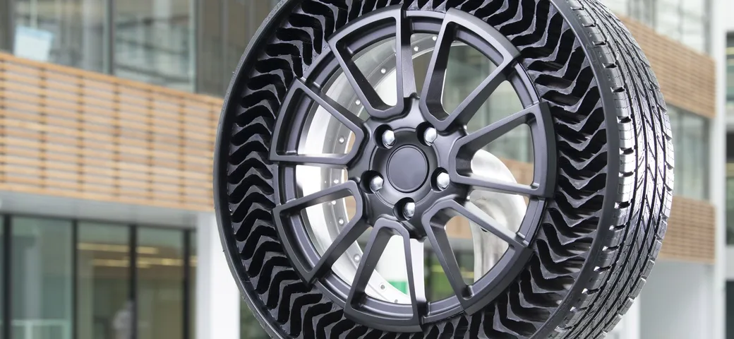 Michelin e GM presentano Uptis, lo pneumatico airless