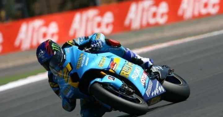 MotoGP al Sachsenring: foto dei piloti Suzuki